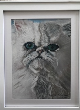 Persian -head -only 9x12 
Original framed $ 365